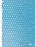 Esselte 628466 Colourbreeze a5 kockás kék spirálfüzet kép