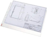 Esselte A3, 85 Genotherm lefűzhető, a3, 85 micron, narancsos felület, fekvő,  10 db/csom kép
