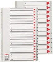 Esselte COR_E100129 Regiszter, műanyag, a4 maxi, a-z, szürke kép