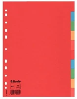 Esselte COR_E100201 Regiszter, karton, a4, 10 részes,  
