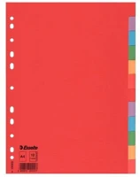 Esselte COR_E100202 Regiszter, karton, a4, 12 részes,  