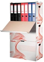 Esselte COR_E10964 archiválókonténer, karton, előre nyíló, iratrendezőnek, esselte kép