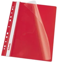 Esselte COR_E13585 Gyorsfűző, lefűzhető, pp, a4, vivida, piros kép