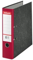 Esselte COR_E36067 Iratrendező, 75 mm, a4, karton, márványos, piros kép