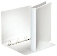 Esselte COR_E49702 Gyűrűs könyv, panorámás, 4 gyűrű, d alakú, 40 mm, a4, pp, fehér kép