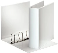 Esselte COR_E49706 Gyűrűs könyv, panorámás, 4 gyűrű, d alakú, 86 mm, a4, pp, fehér kép