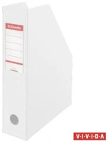 Esselte COR_E56000 Iratpapucs, pvc/karton, 70 mm, összehajtható, vivida fehér kép