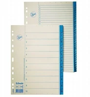 Esselte COR_E56117 Regiszter, karton, a4, 1-12, fehér kép