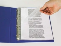 Esselte COR_E56193 Genotherm, felül és a belső oldalon nyitott, lefűzhető, A4, 115 mikron kép