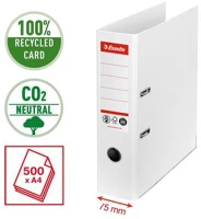 Esselte COR_E627570 Iratrendező, 75 mm, a4, élvédő sínnel,  