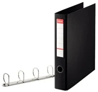 Esselte COR_E82407 gyűrűs könyv, 4 gyűrű, d alakú, 60 mm, a4 maxi, pp, esselte 