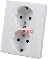 Evian 321100 2-es földelt dugalj kép