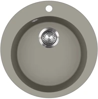 Evido 442067 Tondo gránit mosogató kerek 505mm platina kép