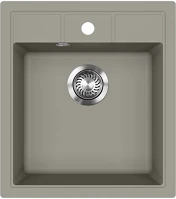 Evido 442124 Easy 45 gránit mosogató 515x460mm platina kép