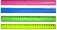 Evo EG3L04RO Vonalzó 30cm, műanyag piros kép