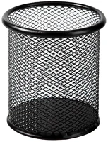 Evo EG5E03NE Fémhálós írószertartó pohár kerek ffice fekete kép