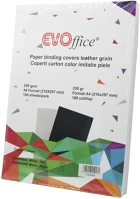Evo EV8B06AL Hátlap, a4, 250 g. bőrhatású 100 db/csomag,  fehér kép