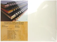 Evo EV8B07AL Hátlap, a3, 250 g. bőrhatású 100 db/csomag, ffice fehér kép