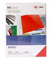 Evo EV8B08RO Hátlap, a4, 250 g. fényes 100 db/csomag,  piros kép