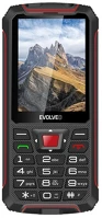 Evolveo w4 ds Evolveo StrongPhone W4 DS mobiltelefon, vízálló, tartós, fekete-piros