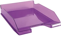 Exacompta 113219D Irattálca műanyag  combo midi a/4+ fényes áttetsző lila kép
