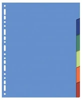 Exacompta 1606E Elválasztólap karton  a/4 6 részes színes 170 g kép