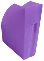 Exacompta 18019D Iratpapucs műanyag  a/4+ 11 cm gerinccel áttetsző lila kép