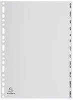 Exacompta A/4 JAN-DEC-IG 12 Regiszter pp  a/4 jan-dec-ig 12 részes szürke kép