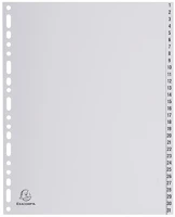 Exacompta 2931E Regiszter pp  297x242 mm 1-31-ig szürke kép