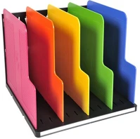 Exacompta 390914D dokumentum szortírozó, műanyag, 4 részes, álló, exacompta 