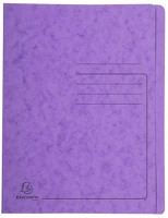 Exacompta 39998E Gyorsfűző papír  a/4 prespán 355g lila kép