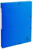 Exacompta 50302E Füzetbox karton  a/4 25 mm gerinccel prespán kék kép
