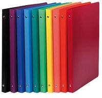 Exacompta 51199E Gyűrűs könyv  opaque a/4 4 gyűrűs 20 mm gerinccel pp vegyes színek kép