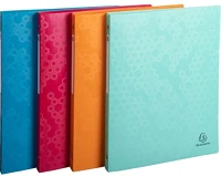 Exacompta 51210E Gyűrűs könyv  maia a/4 4 gyűrűs 20 mm gerinccel pp vegyes színek kép