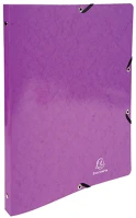Exacompta 54896E Gyűrűs könyv  iderama a/4 2 gyűrűs 20 mm gerinccel lila kép
