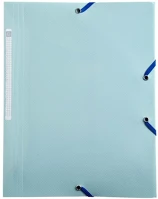 Exacompta 55110E Gumis mappa pp  bee blue a/4 vegyes színek kép