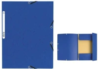 Exacompta 55302E Gumis mappa karton  a/4 355g kék kép