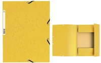 Exacompta 55309E Gumis mappa karton  a/4 355g sárga kép