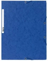 Exacompta 55502E Gumis mappa karton  prespán a/4 kék kép