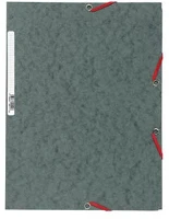 Exacompta 55511E Gumis mappa karton  prespán a/4 szürke kép