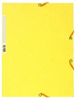 Exacompta 55529E Gumis mappa karton  prespán a/4 citromsárga kép