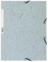 Exacompta 55531E Gumis mappa karton  prespán a/4 világosszürke kép