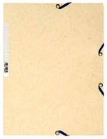 Exacompta 55532E Gumis mappa karton  prespán a/4 elefántcsont kép