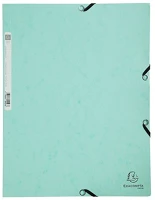 Exacompta 55533E Gumis mappa karton  aquarel a/4 pasztellzöld kép