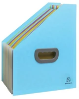 Exacompta 55599E Harmonika iratpapucs, 265x325 mm, pp, 12 rekeszes,  