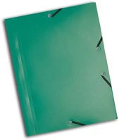 Exacompta 55903E Gumis mappa pp  opaque a/4 zöld kép