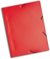 Exacompta 55905E Gumis mappa pp  opaque a/4 piros kép