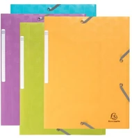 Exacompta 55990E Gumis mappa pp  pop n co a/4 vegyes színek kép