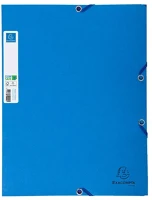 Exacompta 56122E Gumis mappa  clean'safe a/4 kék antimikrobiális kép