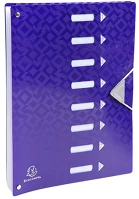 Exacompta 56520E Előrendező  offix műanyag 8 részes kapcsos vegyes színek kép